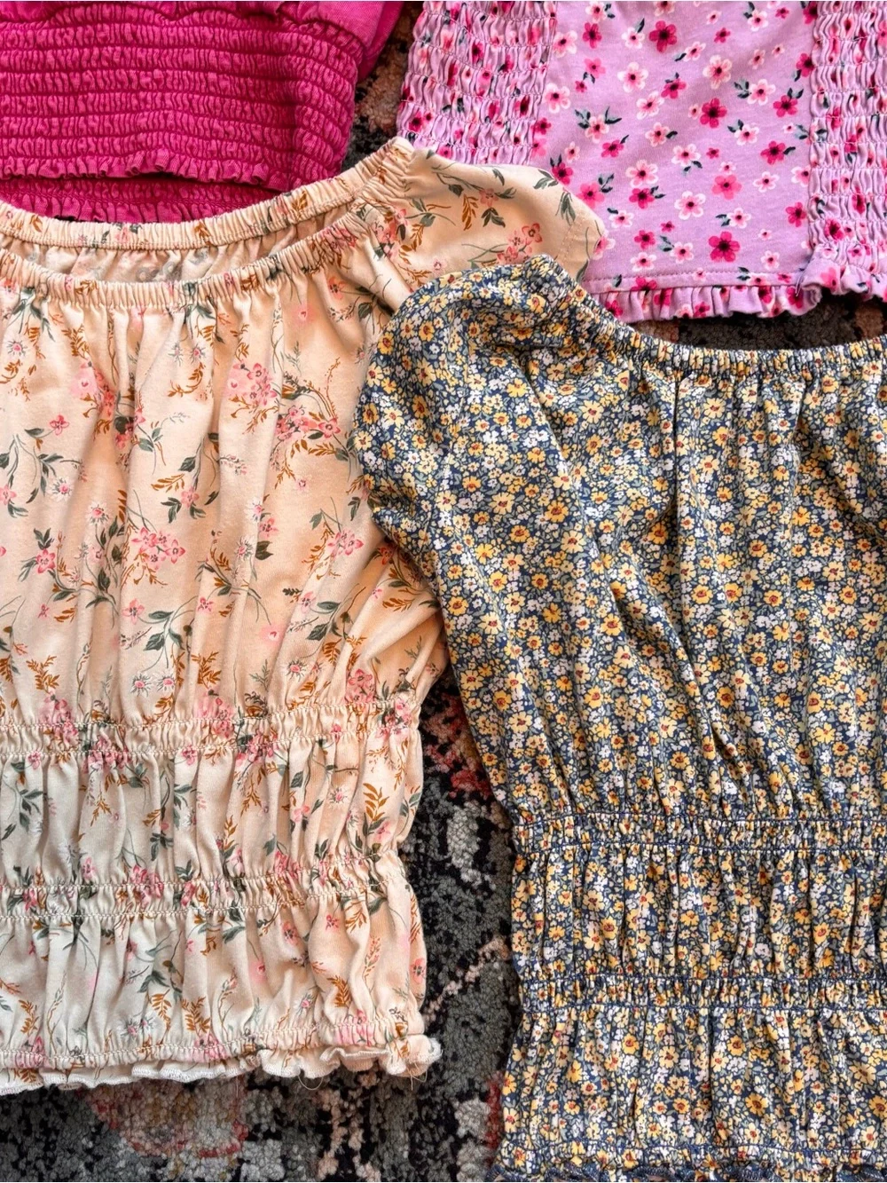 Justice OshKosh B’gosh Girls Tops Blouse Shirts Lot Sz Small or 7 7/8